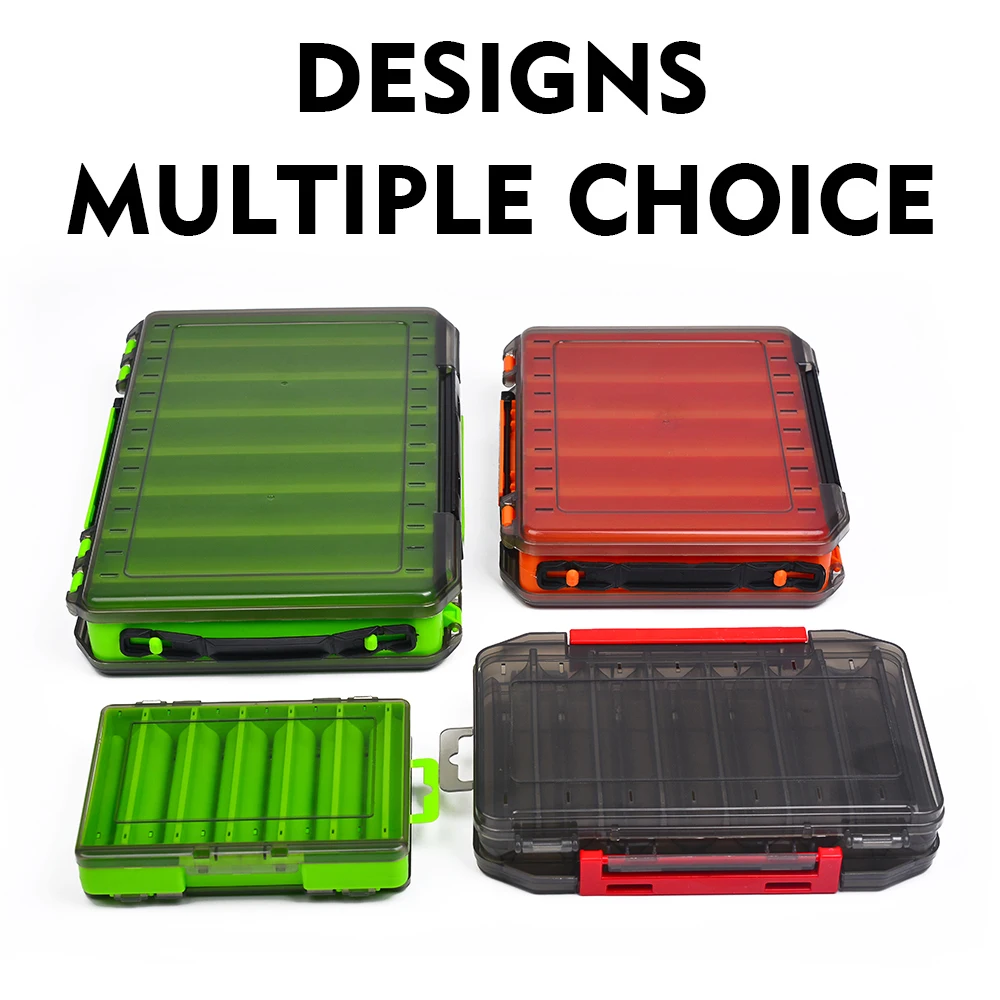 Double-Sided Waterproof Fishing Tackle Box, Fish Hook Fishing Lure Bait  Storage Case, Mini Portable Fishing Gear Accessories Box - AliExpress 18