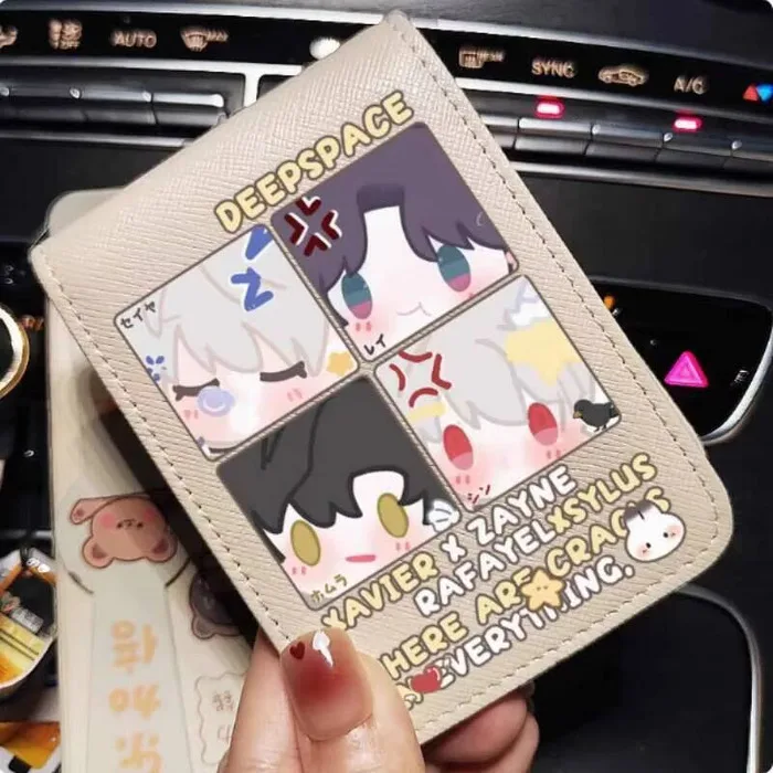 

Anime Love And Deepspace Xavier Rafayel Fashion Wallet PU Purse Card Cash Holder Bag Cosplay Gift B2265 Anime