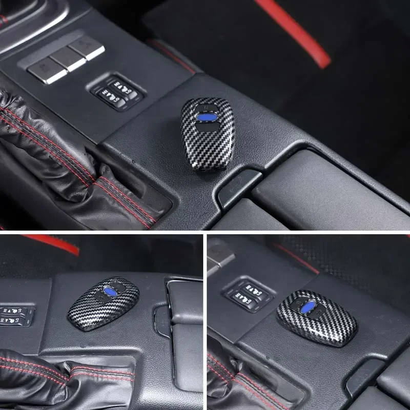

For Subaru Subaru BRZ Forester Outback Legacy XV Car Key Decorative Shell ABS Carbon Fiber Pattern Auto Accessories 1 Pcs