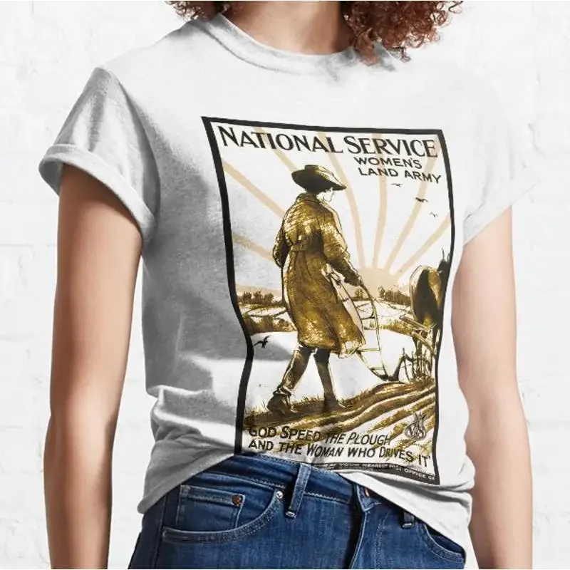 Womens Land Army Advert Classic T Shirt