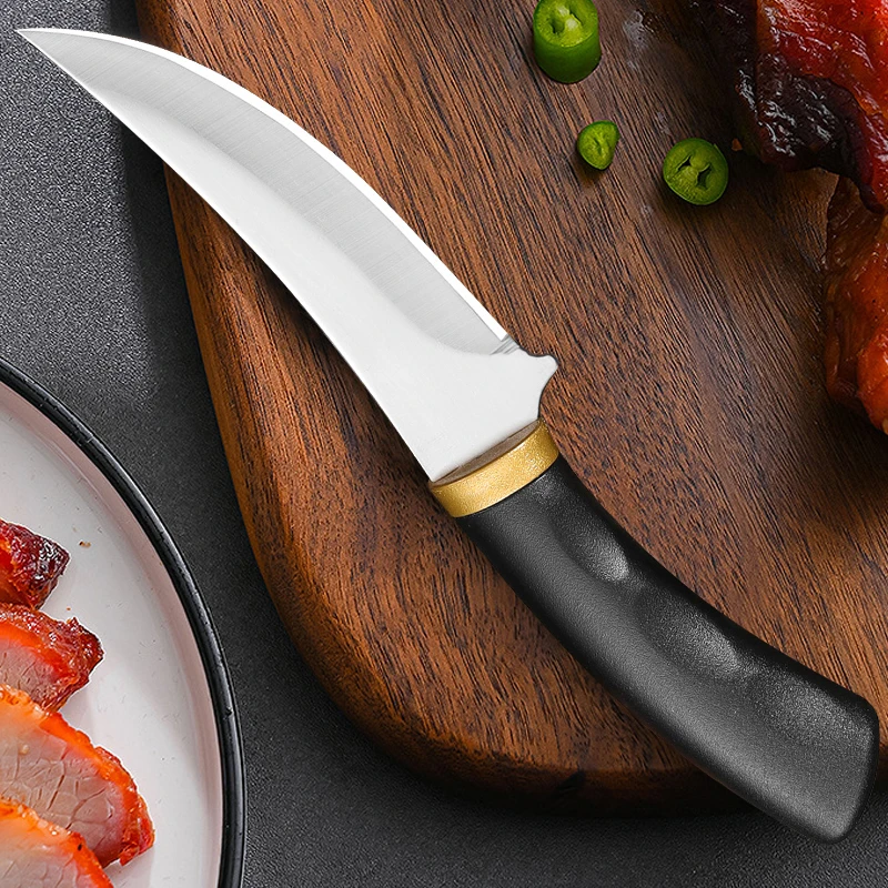 Kitchen Chef Boning Knife Handmade Stainless Steel Fishing Knife Sharp Meat Cleaver Butcher Knife Slicing Slaughter Knives Tool