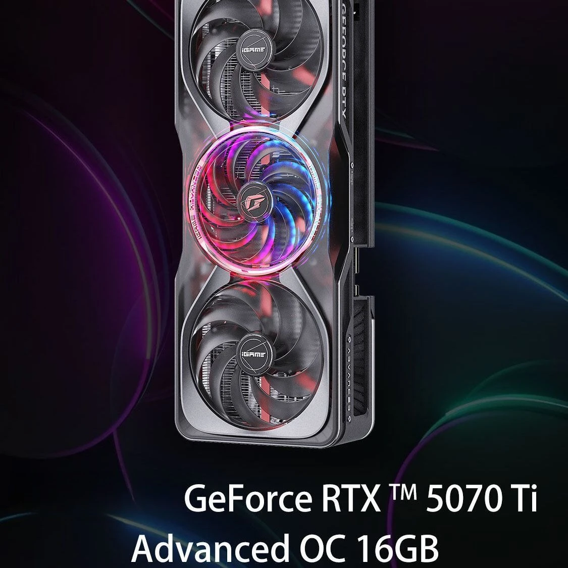 Scheda grafica per computer con design da gioco RTX 5070 Ti Advanced OC 16G