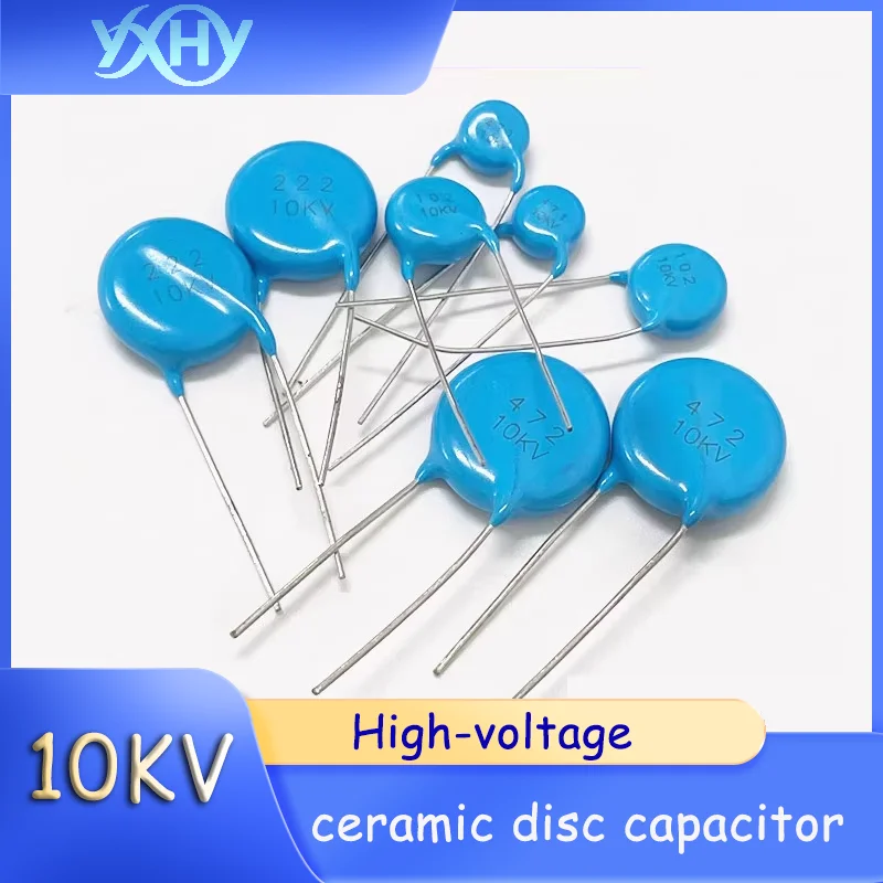 10PCS High Voltage Ceramic Capacitor 10KV 10P15PF22PF33P 39PF 47PF 51PF 100PF 150PF