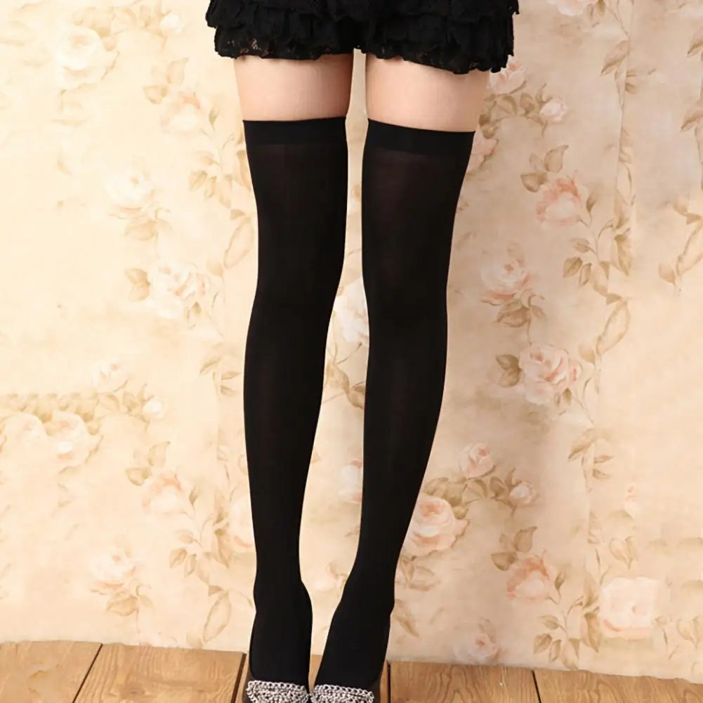 Stockings Women Girls Students Elastic Sexy Stockings Lolita Ladies Warm Knee Socks Lingerie Long Women's Socks Sexy Tights