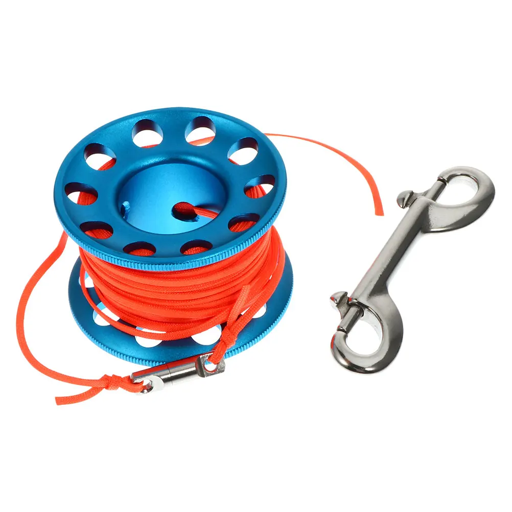 

Anti-winding Spool Reel for Scuba Diving Blue Finger Supplies Durable Long-term Textured Practical Smooth Round Edges Easy to