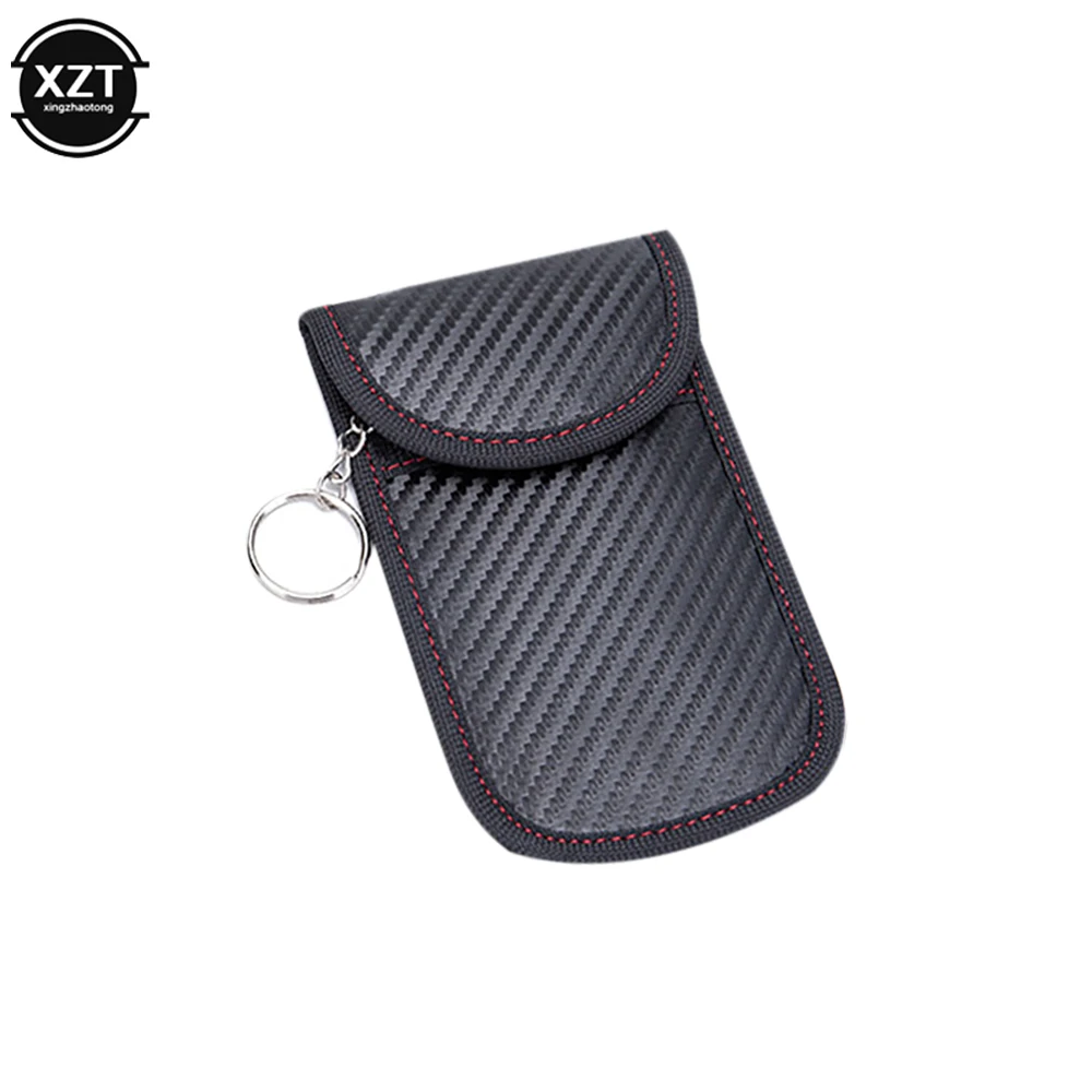 For Faraday Car Key RFID Electromagnetic Shielding Bag Credit Card FOB Signal Blocker Case Keyless Entry Car Anti Theft Bags New