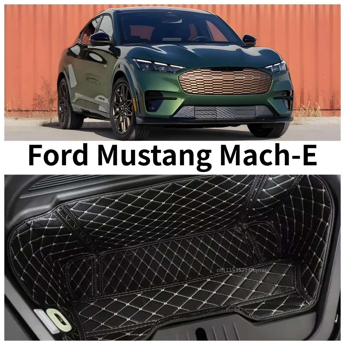 Front Trunk Mat For Ford Mustang Mach-E 2021-2026 Front Full Pad Cargo Liner Area Protective Cover Anti-Dirt Pad Car Accessories