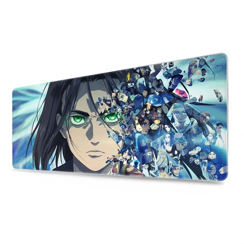 Attack on Titan Levi Mouse Pad Tablet mouse Laptop xl desktop mouse pad, cute HD Rainbow Gaming keyboard pad, csgo Player, 90x40