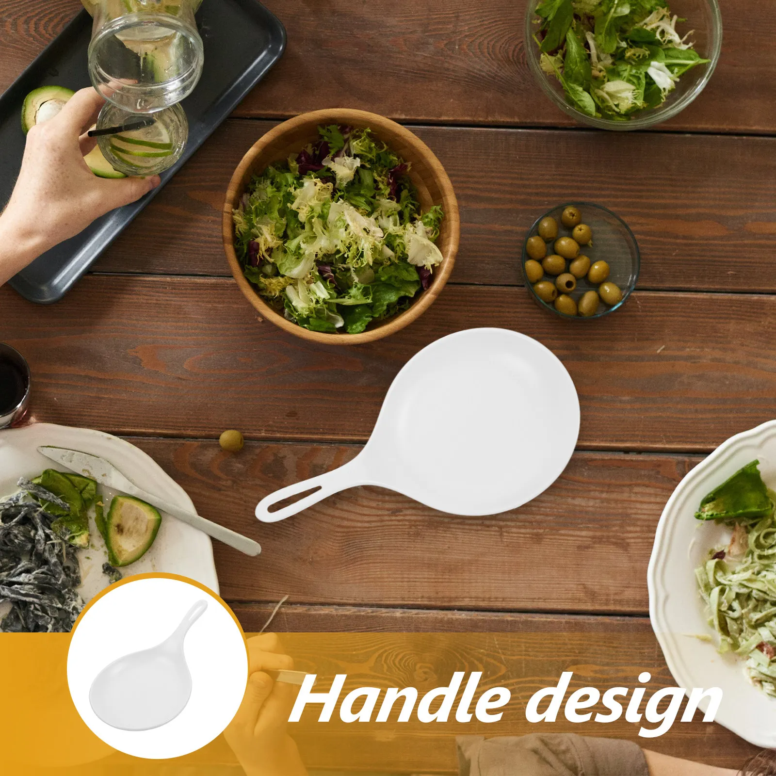 2Pcs Handle Plates Melamine Se - огляд і ціна Food Platter Snacks