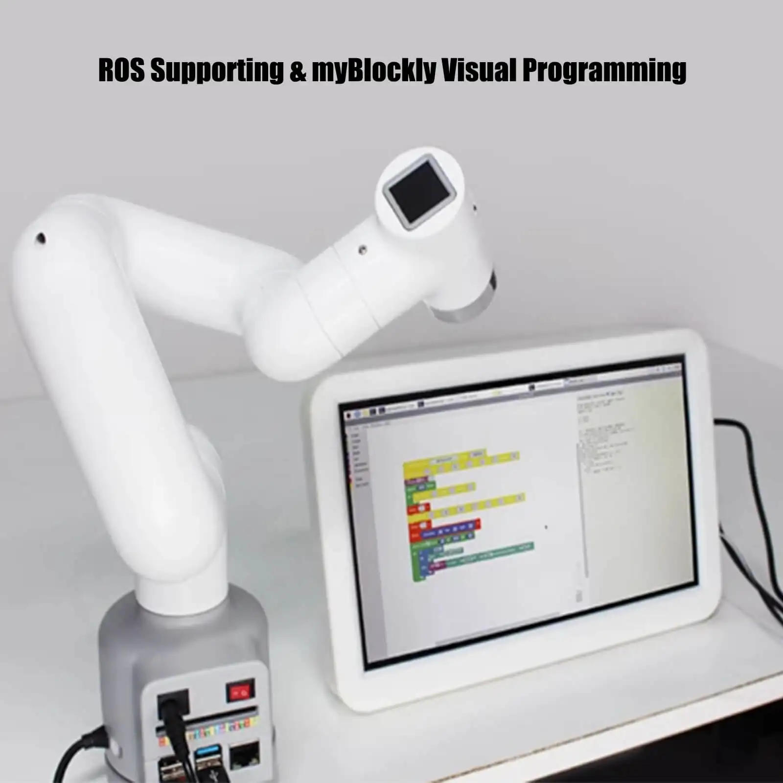 Open source Raspberry Pi Version 6 joints vision robotic arm,robotic learning kit for STEM project,Collaborative Robot