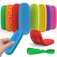 Silicone Sensory Strip Fidget Toys Kids Autism Decompression Calming Fidgeting Toy Adults Stress Desk Anxiety Relief Sensory Toy