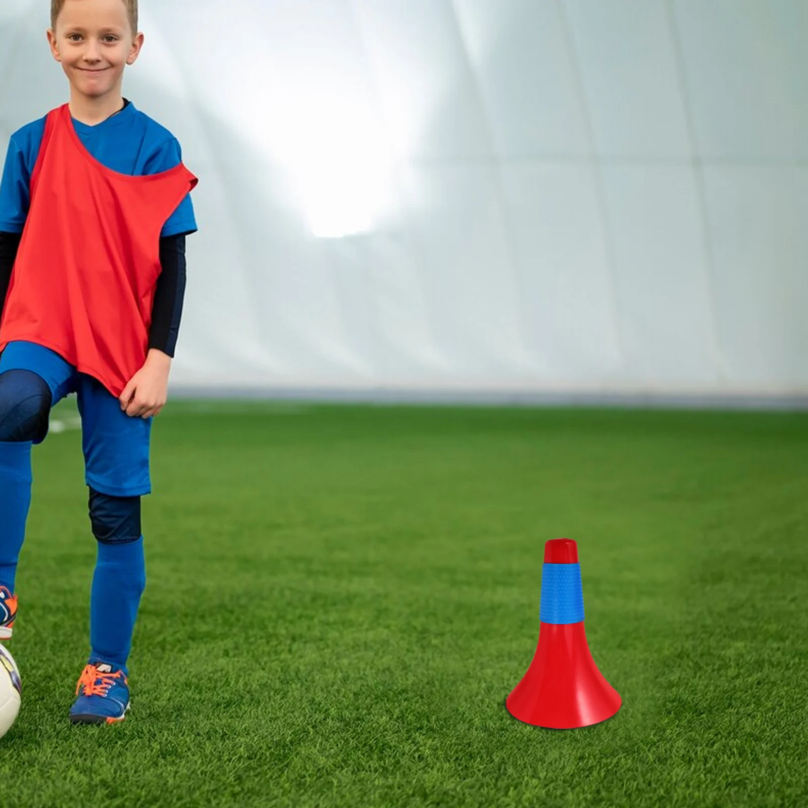 

2pcs Soccer Training Cones Thickened Obstacle Markers Sport Agility Drills Equipment Basketball Practice Cones Lightweight
