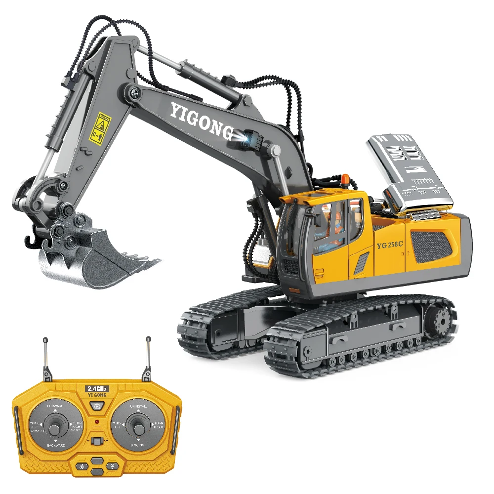 1:20 RC Bagger 4x4 Legierung Mini Muldenkipper Bulldozer Radio Modell RC Auto Bau Fahrzeug Spielzeug Kinder für Kinder Geschenke