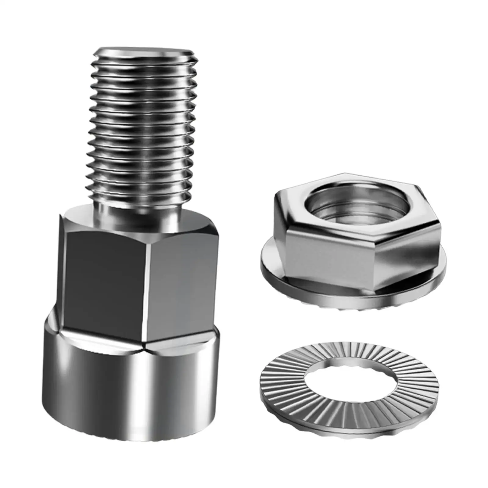 Universal Bike Trailer Traction Head Extension Screw Bicycle Axle Blocking Spare Parts for Pet Rides and Wheel Aligner