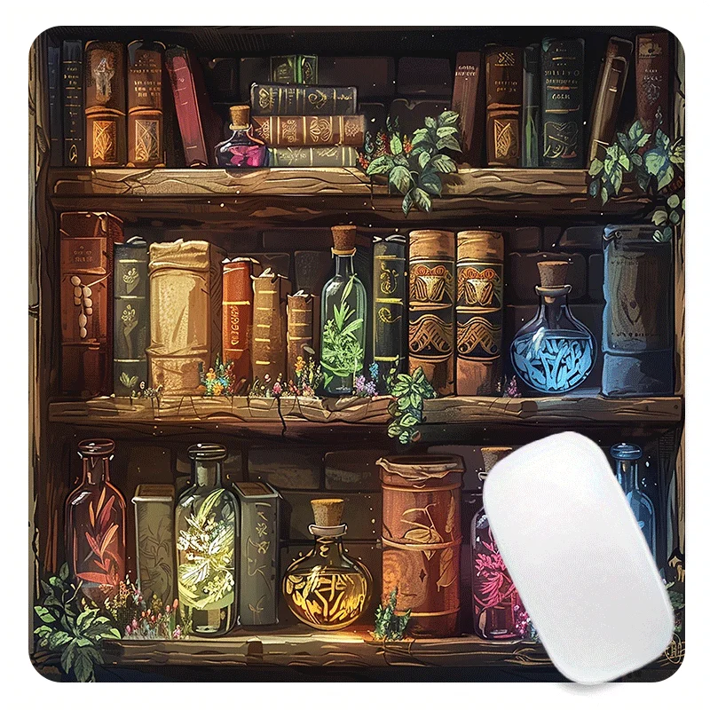 Book pattern Desk Mat Small size Colorful Gaming Keyboard Rug Laptop Cool Anime Mouse Pad Gamer Mousepad Household Office work