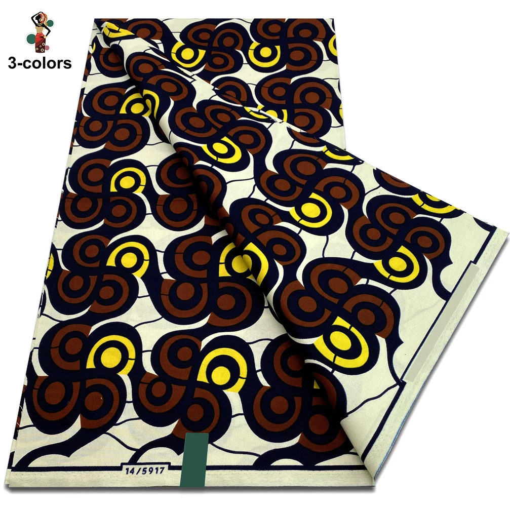 

Гарантия настоящего воска 2025 года, ткань с настоящим восковым принтом, голландская ткань hollandais Pagne, африканская восковая ткань, 6 ярдов