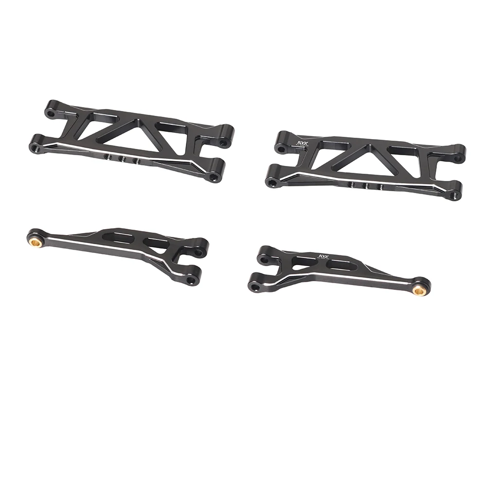 KYX Racing Aluminum Rear Suspension Arm Set Upgrades Parts Accessories for 1/18 RC Crawler Car ARRMA Granite Typhon Grom