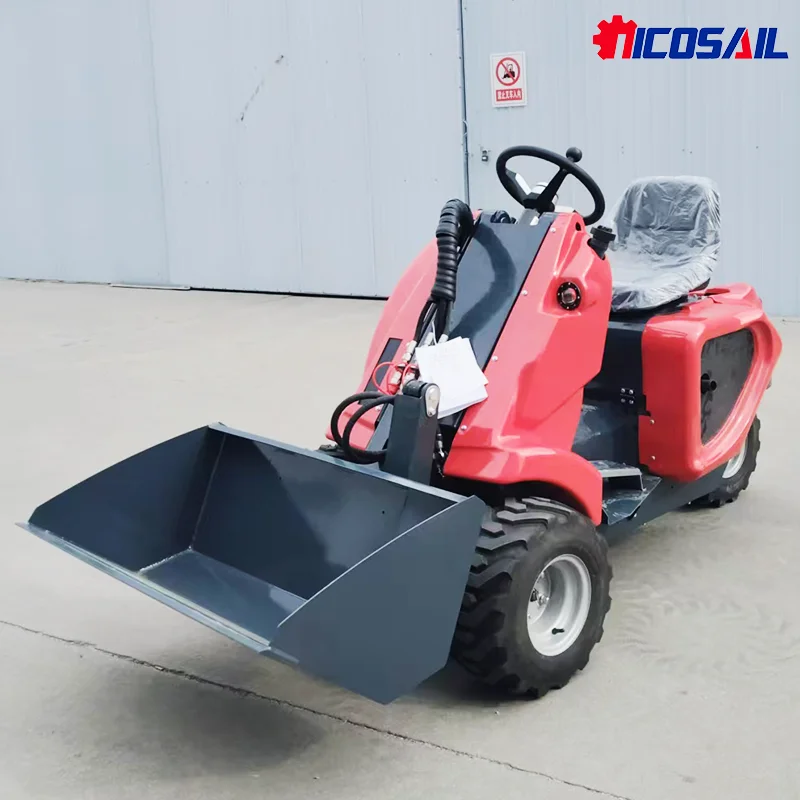 

Customized Chinese Manufacturer 3 Wheel Mini Skid Steer Loader Agriculture Machine Good Quality Mini Skid Steer Loader for Sale
