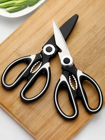 Multifunctional Kitchen Scissors Household Kill Fish Cut Vegetables Roast Broiler Bone Scissors Stainless Steel Scissors
