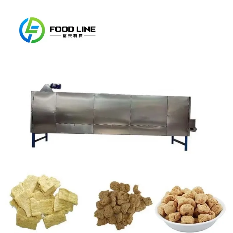 Customized Full Automatic Isolated Soy Protein Extruder Commercial Textured Soy Protein Food Processing Production Line