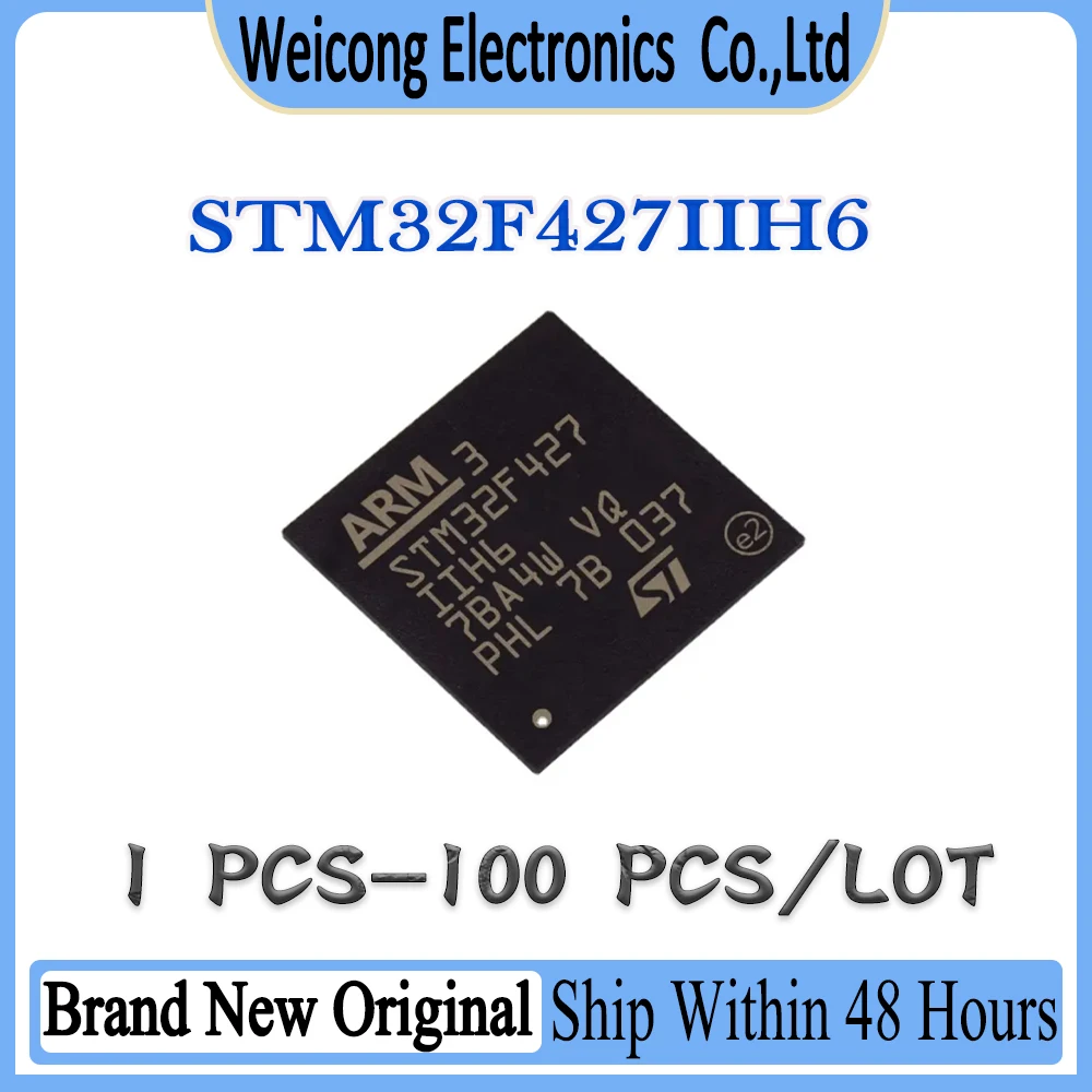 STM32F427 STM32F427IIH6 STM32F427IIH STM32F427II STM32F427I STM32F STM32 STM New Original IC MCU Chip BGA-176