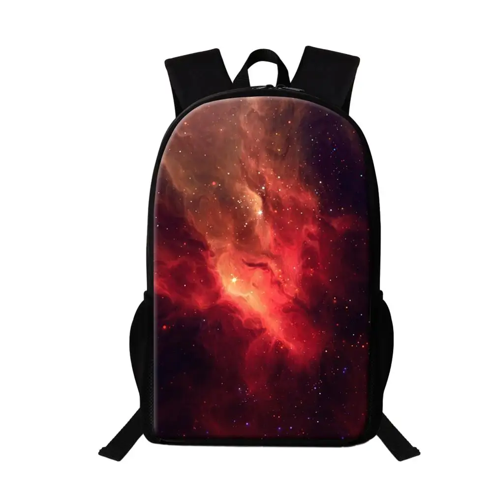 Borse da scuola per bambini Zaino da spalla per esterno da donna stampato Galaxy Zaino con motivo spaziale dell'universo Borsa multifunzione primaria