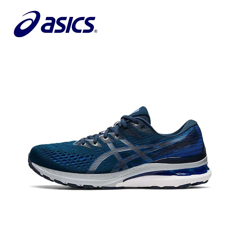 

Мужские беговые кроссовки Asics Gel Kayano 28 с низким верхом, дышащие спортивные кроссовки серебристого цвета