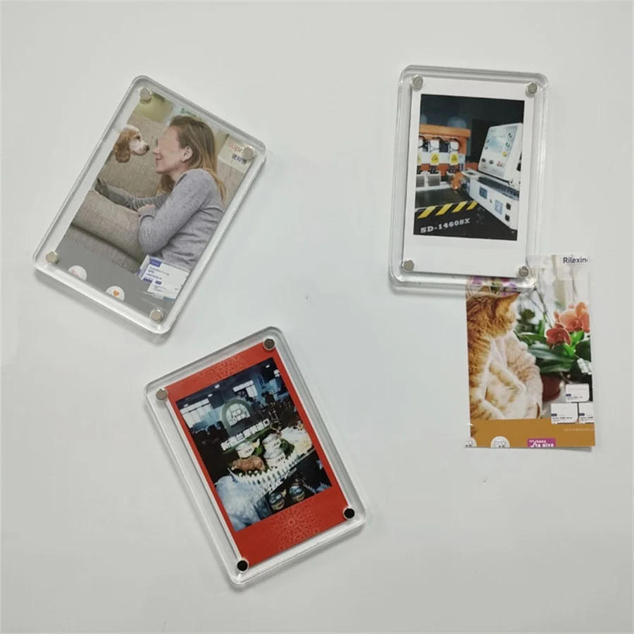Creative Magnetic Photo Frame for Refrigerator Display