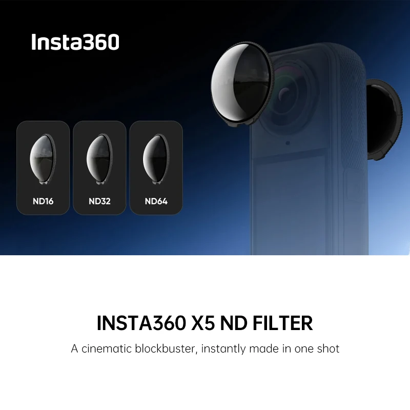 مرشحات Insta360 X5 ND ND16 ND32 ND64 مرشح زجاجي لملحقات Insta 360 X5 الأصلية #1