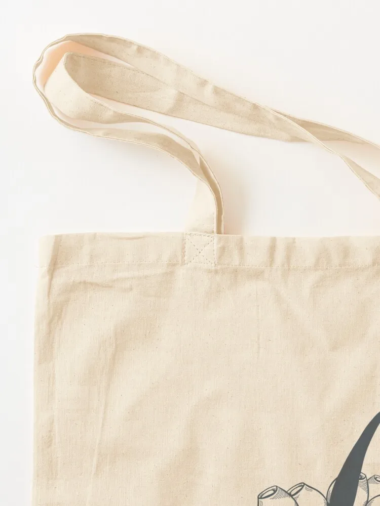 Blue Gumnut Flower Pattern Tote Bag canvas tote Women bags Shopper handbag cute tote bag