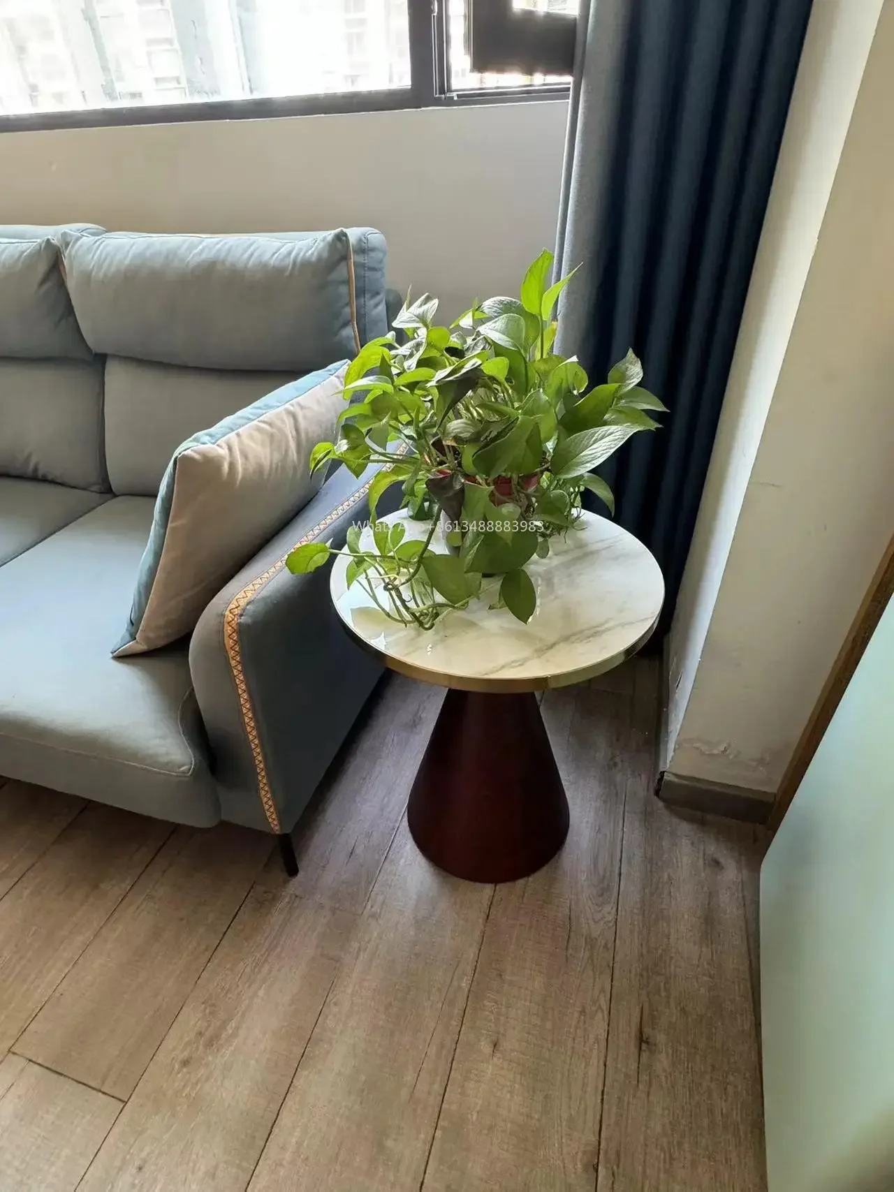 Reception, Coffee Table, Hotel, Slate, Modern, Home, Balcony, Living Room, Sofa, Round Table