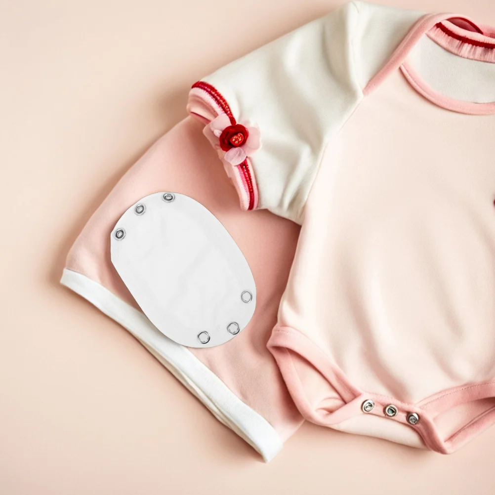 

2Pcs Cotton Baby Bodysuit Extender Double Layer Stretchable Grow Suit Length Extender for Infants Toddlers Universal Fit