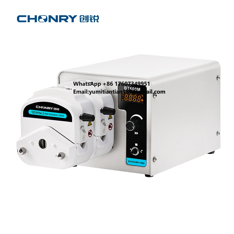 Bomba peristáltica BT600M, bomba de líquido, tubo de silicona, bomba peristáltica