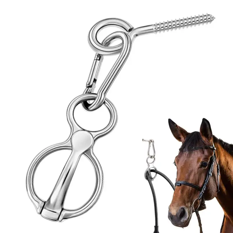 

Horse Tie Ring Safe Horse Stall & Muck Supplies Stainless Steel Horse Supplies Secure Horse Tie Ring For Single Tethering Tack