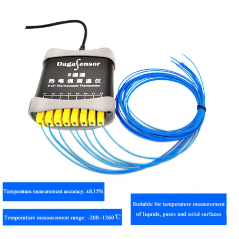 USB K-Type Thermocouple Temperature Recorder Real Time Temp Sensor Monitor Draw Temperature Curve