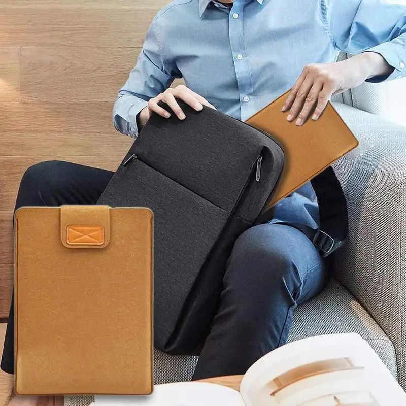 For IPad Pro Laptop Sleeve Case Storage Bag Felt Laptop Bag Felt Computer Bag Envelope Design Laptop Sleeves For Daily Life