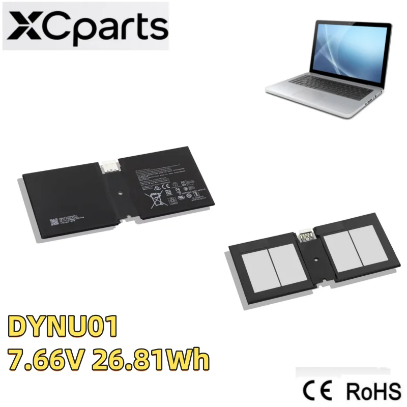 

7.66V 26.81Wh 3500mAh New Laptop Battery G16TA047H DYNU01 For Microsoft Surface Go 2 1901 1926 Series Notebook In Stock