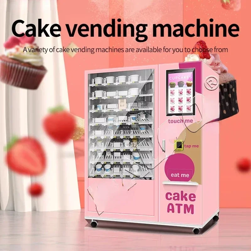 Refrigerated Cake Vending Machine Food Cupcake Vending Machine For Sale Cake Vending Machine With Elevator