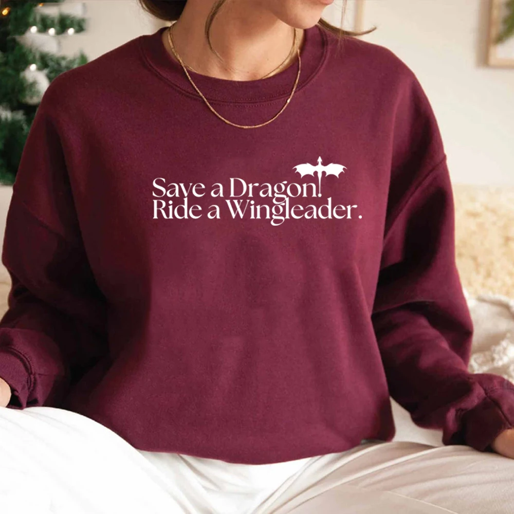 Толстовка Save A Dragon Ride A Wingleader, толстовки с железным пламенем и ониксом, толстовки унисекс с графическим рисунком, повседневные топы с длинными рукавами