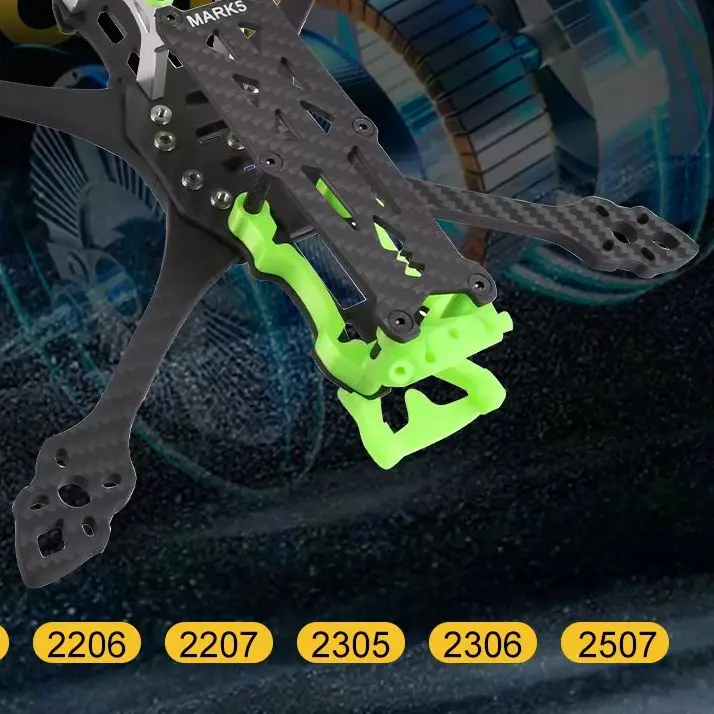 

9IMOD Mark5 5Inch FPV Frame 225MM 3-6S 3K Carbon Fiber 5mm Arm with Print Fit For RF/KISS/F3/F4/F7 FC For FPV Freestyle Drones