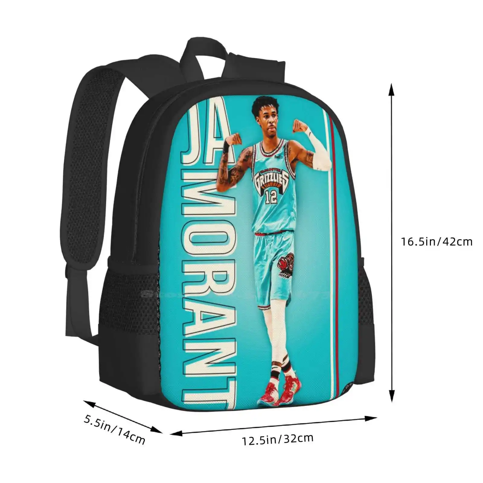 Ja Morant-Sac à Dos pour Adolescente, Sacoche à Motif de Conception pour Fille