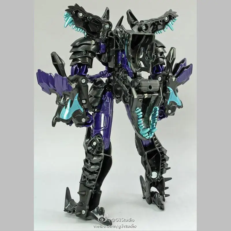 Op voorraad getransformeerd speelgoed Venue Limited Navigator V-klasse machine Dinosaurus Dark Steel Lock Action Figure Collection Gift