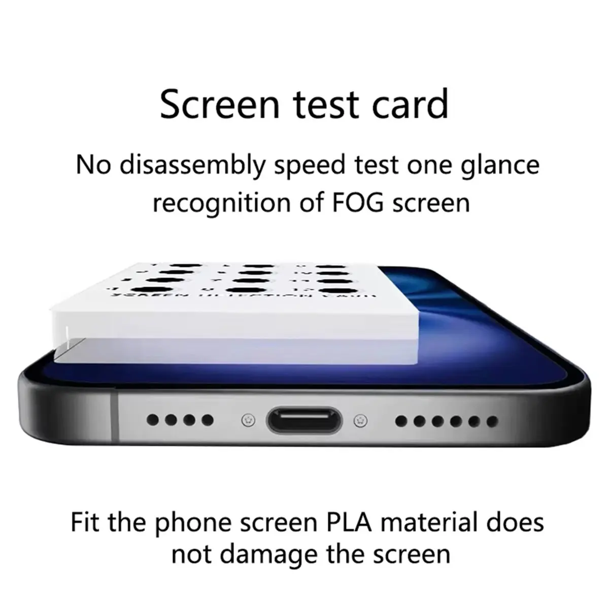 (A99Z] Screen Test Card for 12-17PM - Genuine Screen Verification Tool