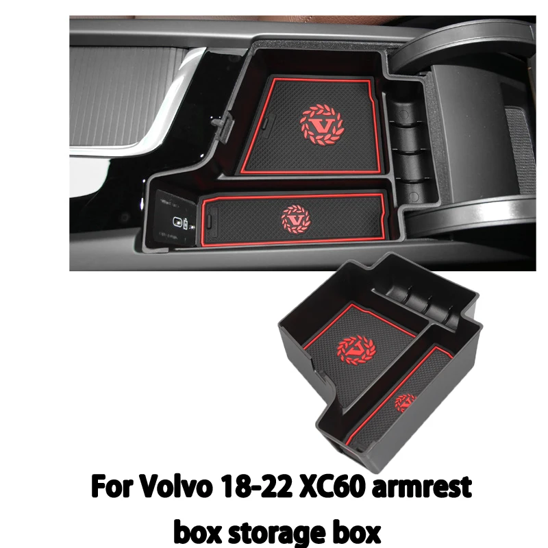 Suitable for Volvo 18-22 XC60 armrest box storage box S60/S90/V90 interior modification storage box