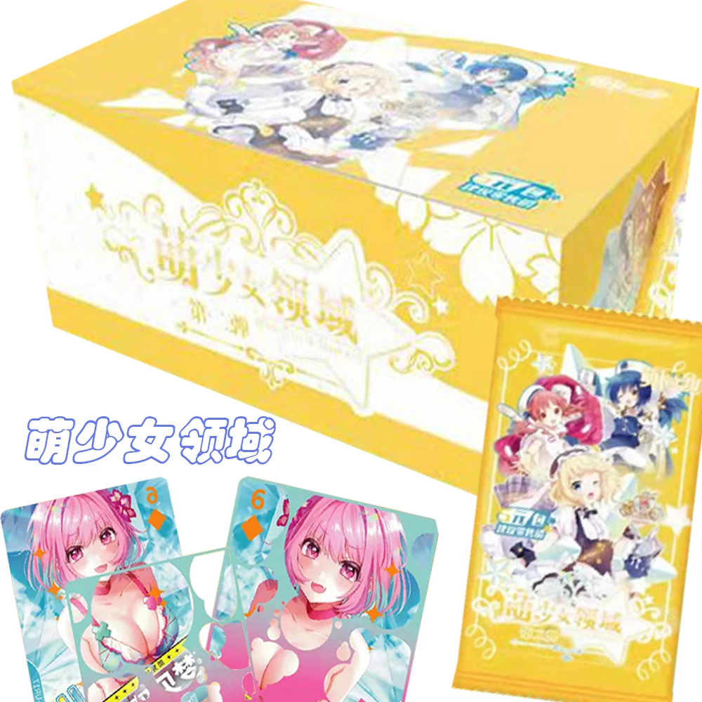 Cute Girl Field Collection Cards Goddess Story Series Peripherals Anime Game Characters High Rarity Exquisite Cards Kids Gifts