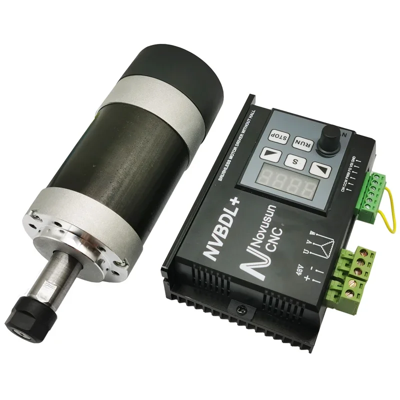 

New tools BSP-94 Dia 55MM 12A Current 48V 3 Phases High speed 12000RPM 1kw brushless dc spindle motor for Milling machine