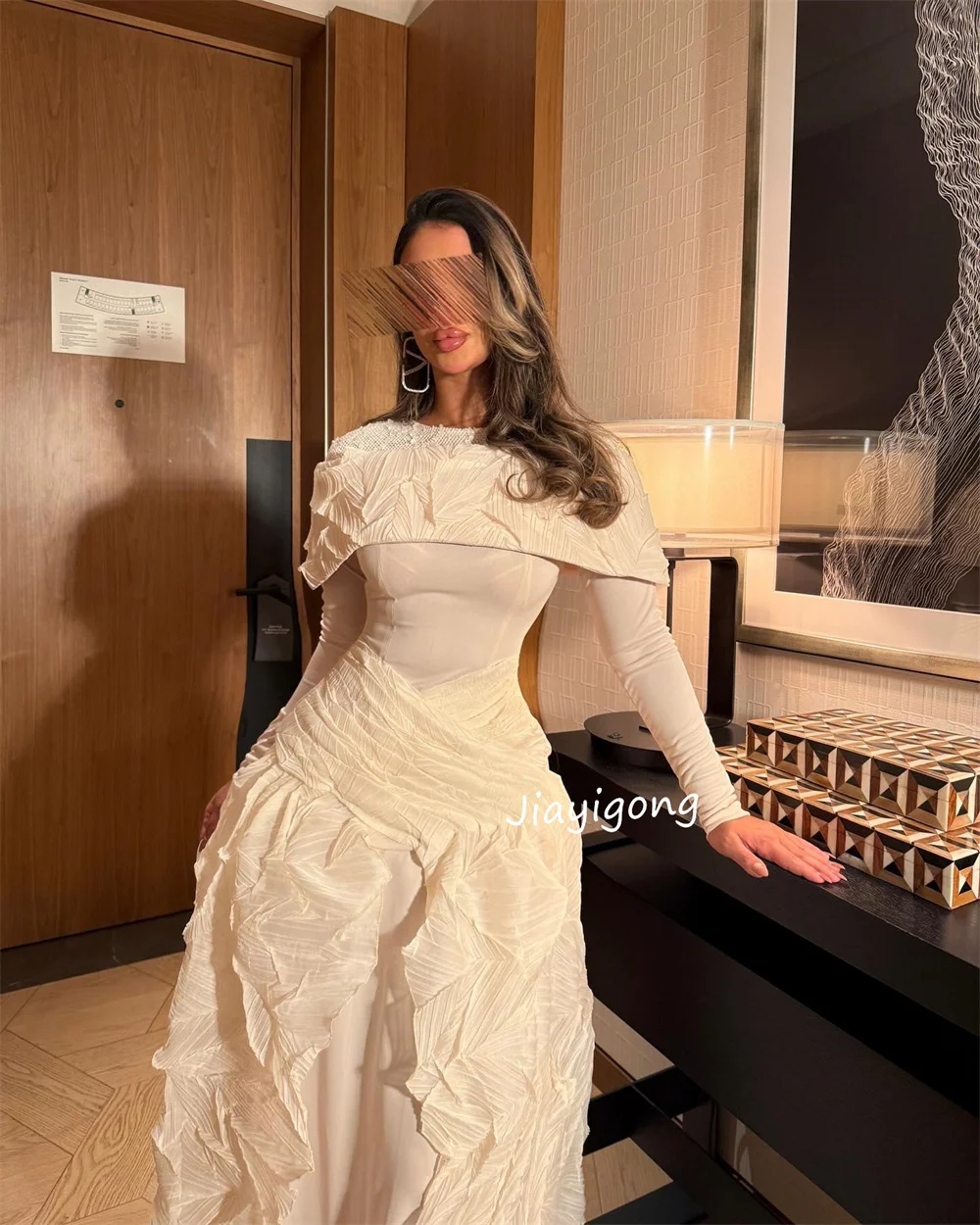 Классические шифоновые плиссированные платья миди трапециевидной формы с круглым вырезом по индивидуальному заказу, современный стиль, мода