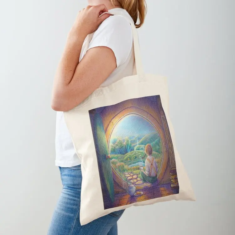 

Tolkien Tea Time Tote Bag Canvas bag for women free delivery bags woman shopping bag bags for women