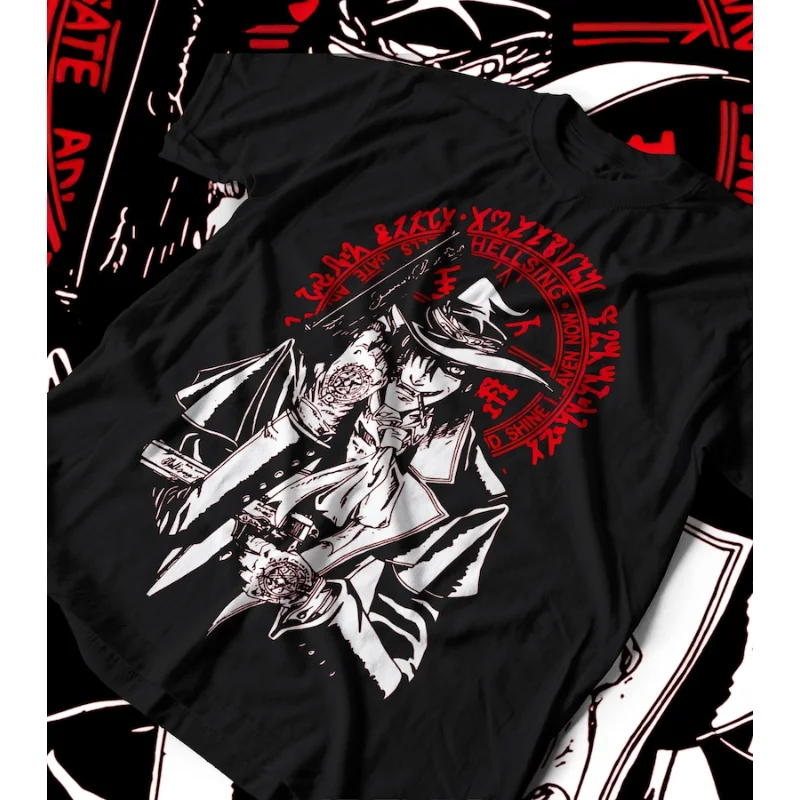 Ultimate Vampire New Unisex T-Shirt  Anime Hellsing graphic Anime Shirt