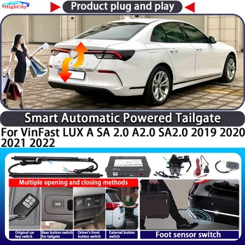 For VinFast LUX A SA 2.0 A2.0 SA2.0 2019 2020 2021 2022 OEM Smart Automatic Powered Tailgate Key Trunk Lift Kit Power Tailgate